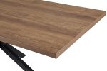Table Extensible 160-200 CM Décor Brun Foncé – Image 2