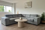 Canapé Karola Réversible Tissu Marbella Gris – Image 3