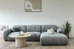 Canapé Cloud Tissu Marbella Gris Anthracite
