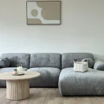 Canapé Cloud Tissu Marbella Gris Anthracite