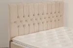 Lit Coffre HUGO BEIGE - Velours – Image 8