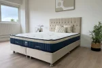 Lit Coffre HUGO BEIGE - Velours – Image 3