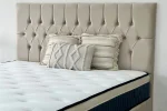Lit Coffre HUGO BEIGE - Velours – Image 2