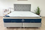Lit Coffre HUGO GRIS - Velours – Image 3