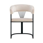 Chaise Brittany Tissu et Coloris Au Choix