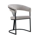 Chaise Brittany Tissu et Coloris Au Choix – Image 2