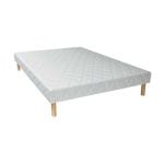 SOMMIER TAPISSIER AVEC 4 PIEDS