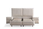 Lit Coffre Maya - Chenille Blanc Cassé – Image 7