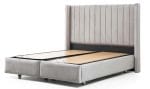 Lit Coffre Tokyo - Velours Gris – Image 3