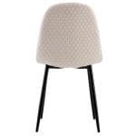 Chaise scandinave Tissu et Coloris Au Choix – Image 2