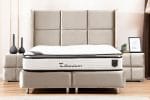 Lit Coffre Rio - Velours Beige