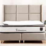 Lit Coffre Rio - Velours Beige