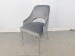 CHAISE ELYA GRIS ARGENT