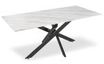TABLE A MANGER OLIVIA 1m50 MARBRE PIED NOIR – Image 5