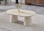 TABLE BASSE ICONIC NOYER TRAVERTIN 120 – Image 4