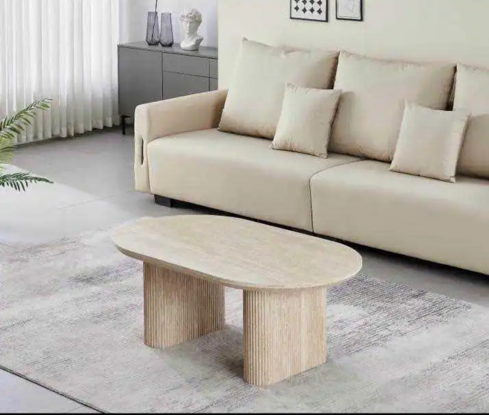 IMG_4814 TABLE BASSE ALINA GOLD MARBRE NOIR 100x100x45 cm – Image 1