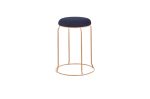 TABOURET EMPILABLE DORE VELOURS NOIR (VENDU PAR 10) – Image 2