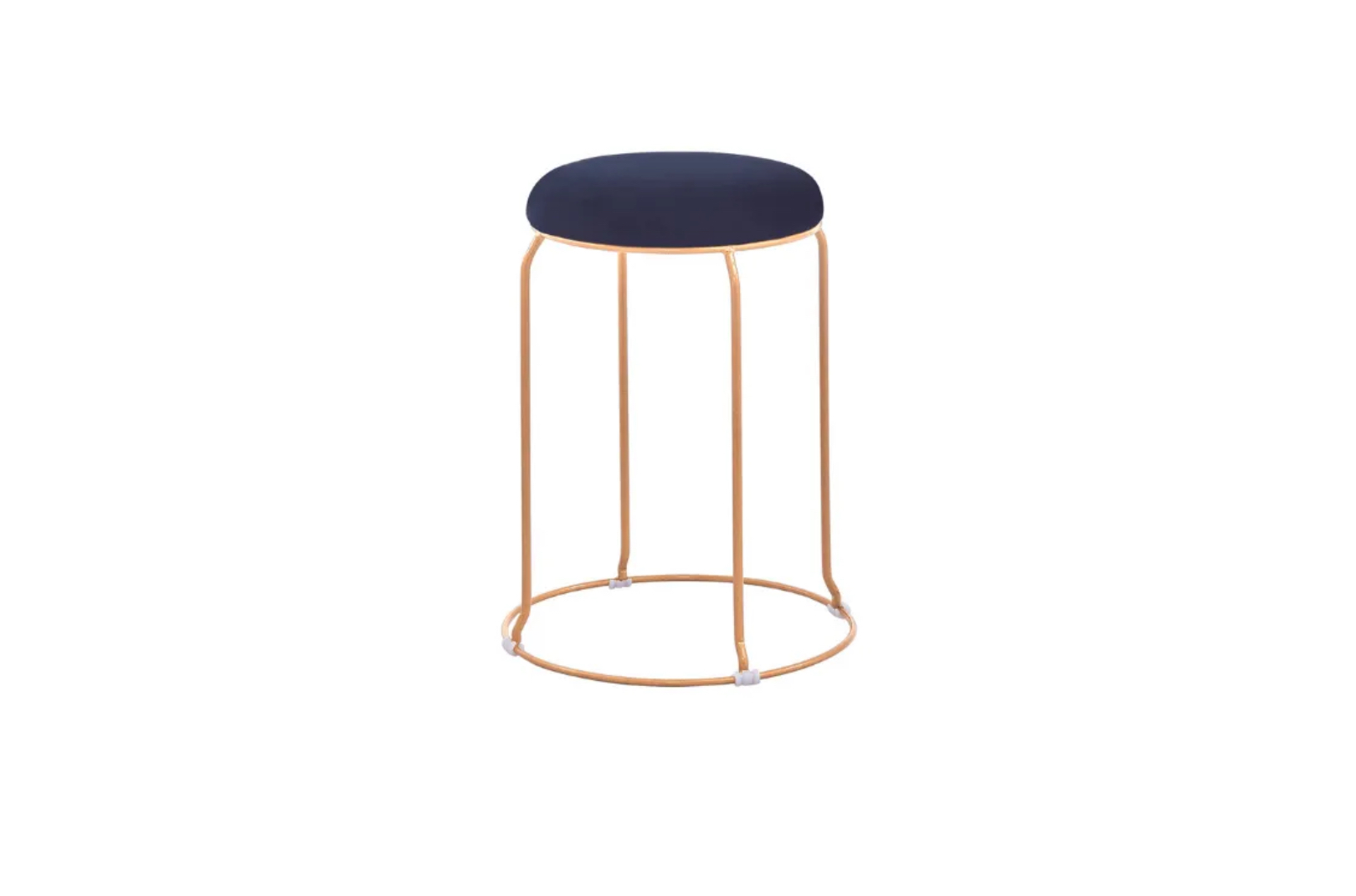 IMG_4843 TABOURET EMPILABLE DORE VELOURS NOIR (VENDU PAR 10) – Image 1